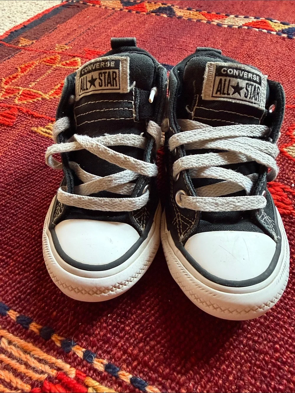 Converse Kids Black & White High-Top Sneakers